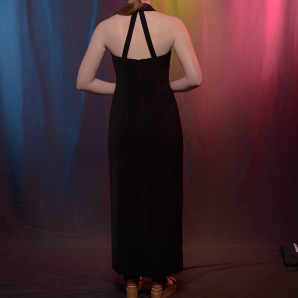 Beautiful Black Evening Gown/#104 - Picture 6 of 8